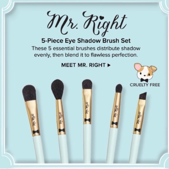 Too Faced Mr. Right 5 Piece Eye Shadow Brush Set - Picture 2 of 2
